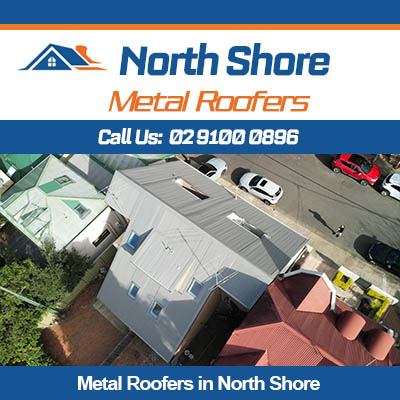 Metal roof replacement project in North Shore